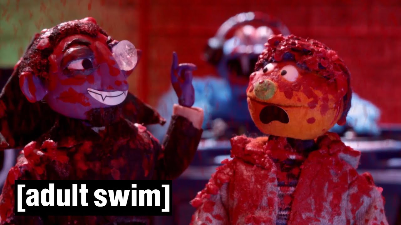 A party hosted by a vampire | Robot Chicken | Adult Swim ...