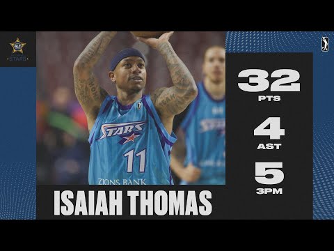 Isaiah Thomas Scores GAME-HIGH 32 PTS in G League Season Debut with Stars