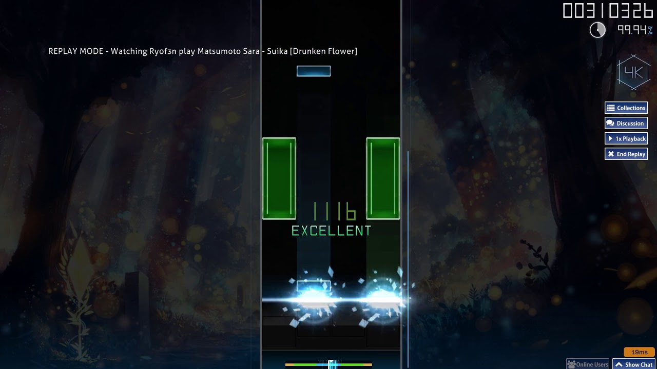 [OsuMania] Matsumoto Sara - Suika [Drunken Flower] (99.95%)