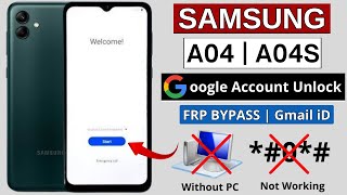 SAMSUNG A04/A04s FRP BYPASS 2024 Android 13/14 Without PC | No *#0*# - No PC - No Talkback 2025