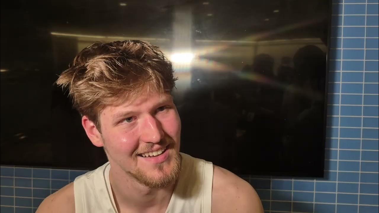 Video: Henri Veesaar, Caleb Wilson, Jarin Stevenson Post-Navy Locker Room Interviews