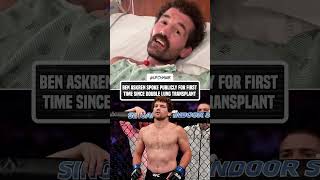 Pray for #UFC fighter #BenAskren , first public statement after double-lung transplant
