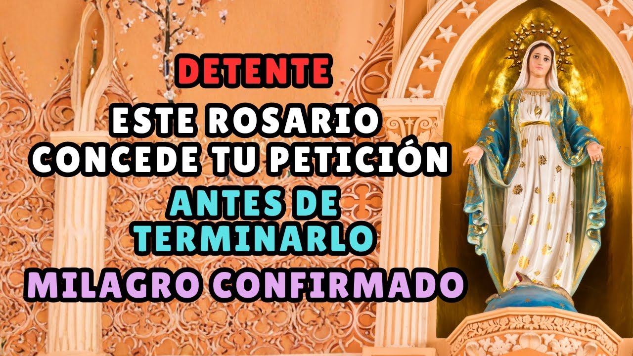 🛑 ¡DETENTE! Este Rosario Concede tu Petición ANTES de Terminarlo (¡Milagro Confirmado!)