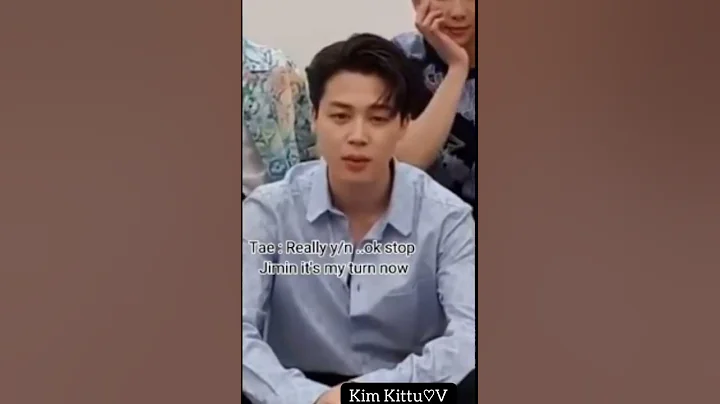 BTS imagine y/n as 8th member playing with jimin eye contact challenge and got shy🤭☺️#btsfangirl