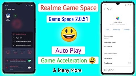 Realme UI 2.0 Game Space 2.0.51 Download | Game Acceleration 😃 | Auto Play 🥰 | Realme Game Space 😃