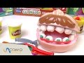 Dentista bromista de playdoh en espaol