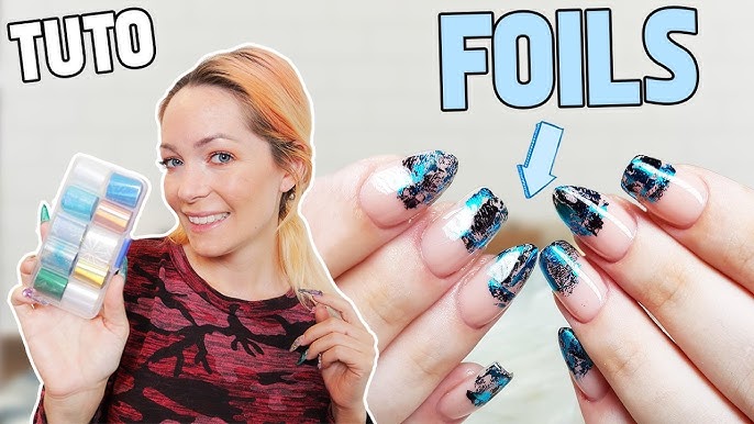 Beautiful Nail Art With Lace Nail Foils · How To Create Foil Nail Art ·  Nail Painting on Cut Out + Keep