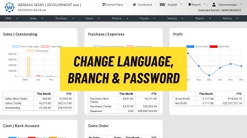 (华语) Language, Branch, and Password (Webmax ERP System) (V3)