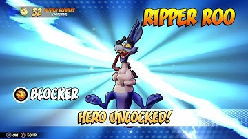 Crash Team Rumble how to unlock RIPPER ROO and also an epic win with commentary