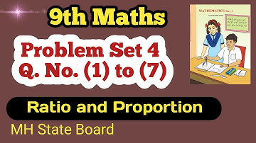 9th Math Ratio and Proportion  Problem Set 4 Q No (1) to (7)