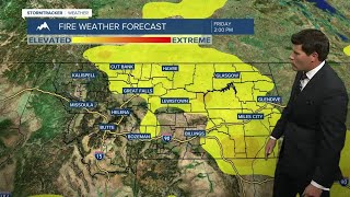 Temperatures fall well below average... At least for a few days