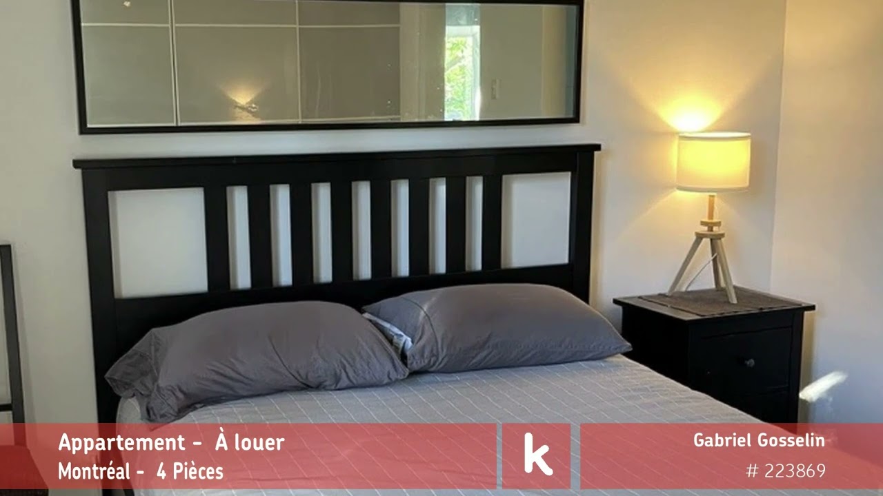 Appartement Montréal 2 200 $ mois À louer par Kangalou