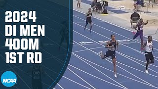Men's 400m - 2024 NCAA outdoor track and field East First Round (Heat 5) Profile