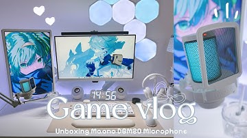 [SUB] 小更新電腦桌✨WFH到底可以多宅 | Maono DGM20麥克風 | Gaming vlog🎮