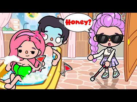 I Pretended to Be Blind to Catch My Husband Cheating! 💔😱  | Toca Life Story | Toca Boca