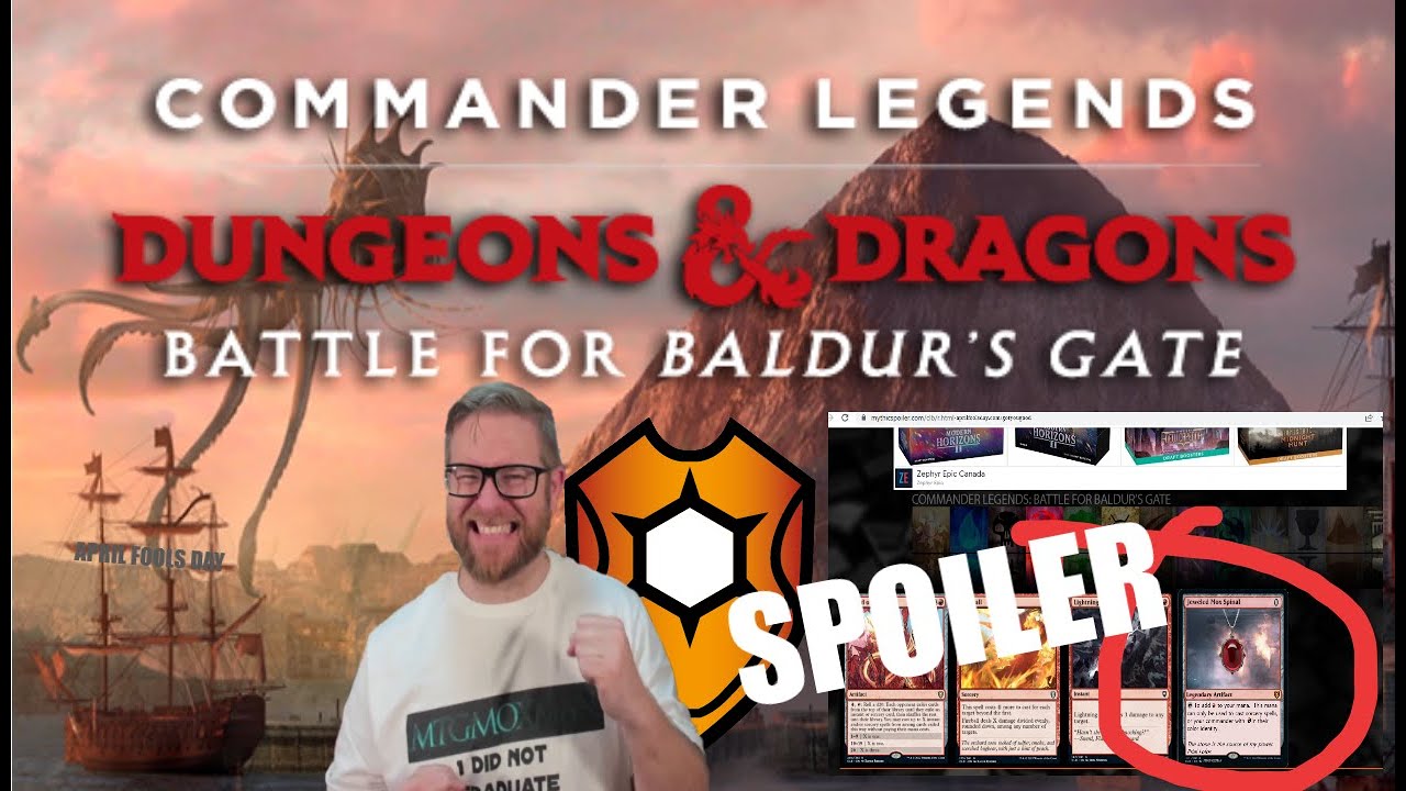 Commander Legends Baldur's Gate New Spoiler April 1 2022
