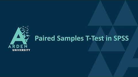 Paired Samples T-Test in SPSS