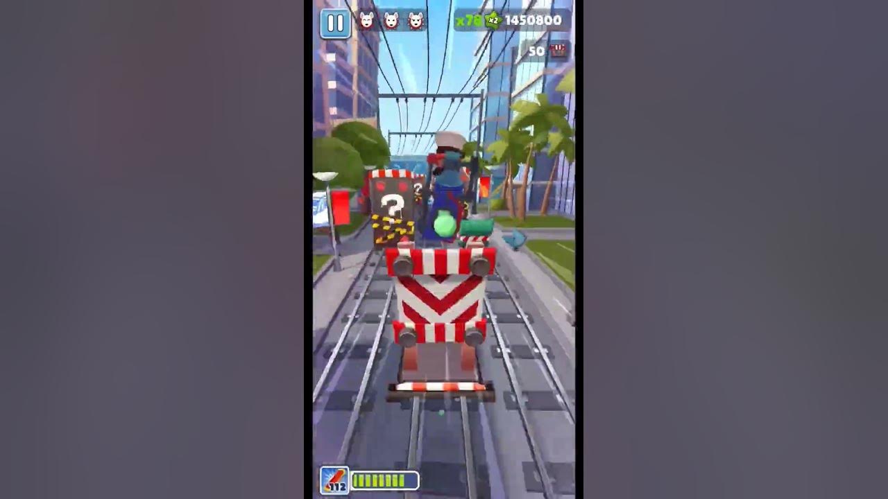 🔐 Unlock the Hidden Path: in Mystery Hurdles Subway Surfers Classic Challenge 🛤️ #shorts
