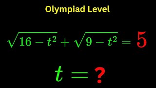 Germany Math Olympiad | Olympiad Level Radical Equation Challenge @mathsolver1117 
