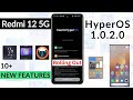 Redmi 12 5G HyperOS 1.0.2.0 Update | New Features | March Update | Poco M6 Pro 5G New Update 🔥🔥