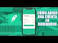 CÓMO ABRIR UNA CUENTA EN ROBINHOOD (EN VIVO)