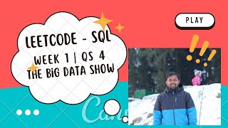 Game Play Analysis IV - Leetcode | Week 1 | QS 4