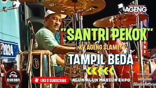 SANTRI PEKOK .. !! CAK MET TAMPIL BEDA AGENG MUSIK  ALUN ALUN MADIUN EXPO ..