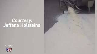 Wisconsin Dairy Farm Faces Rare Milk Dump During Brutal March Blizzard