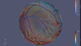 Growing neural network on a sphere screenshot 4