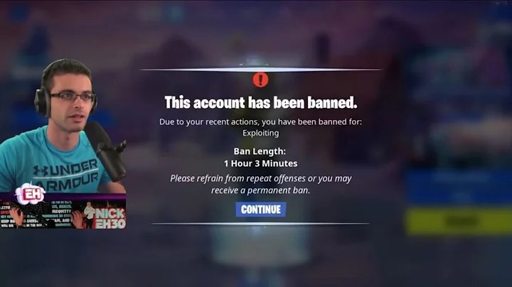 NickEh30 Gets Banned While STREAMING..