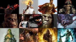 كريتوس ضد جميع الالهة و ملوك و العمالقه فقط مترجم عربي #God of war  #kratos