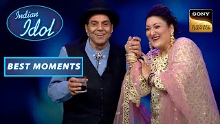 Indian Idol Season 13 | Dharmendra जी के साथ Sunita ने किया उनके Iconic गाने पे Dance | Best Moments