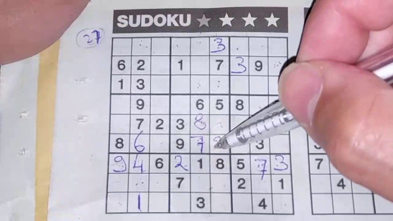  1073 Wednesday One Star Sudoku Puzzle Bonus Extra Edition 07 01 