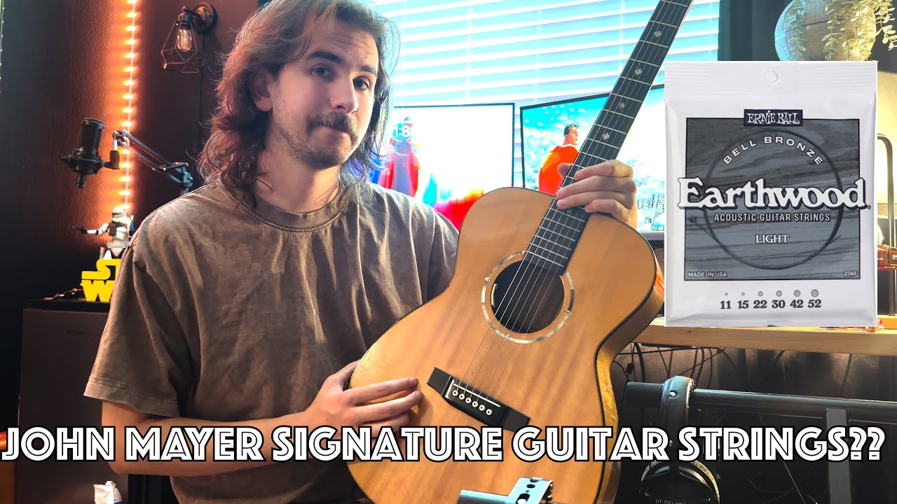Are Signature Guitar Strings just a Gimmick?? // Ernie Ball John Mayer Bell Bronze Strings Review