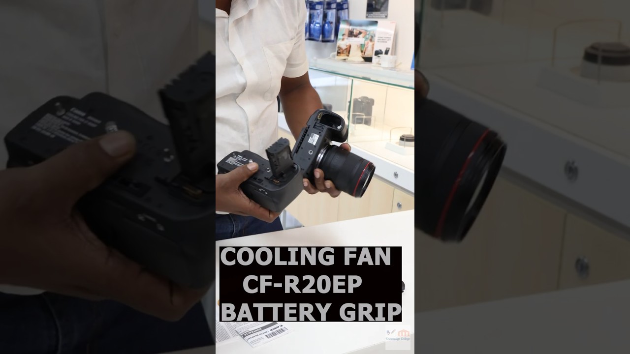 Canon Cooling Fan CF-R20 EP Battery Grip Unboxing & Set Up on