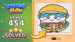 Colony Flow! - Level 454 Walkthrough 🧩 | Solution & Gameplay (ABI GAMES) 🐜