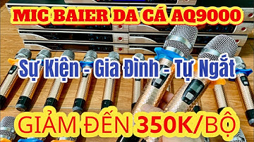 Chất Cũng Xả - Mic bãi Baier AQ8000 Da Cá Tự Ngắt Đẹp Trên 95% Giảm Đến 350K - Nhanh Tay Ae Nhé