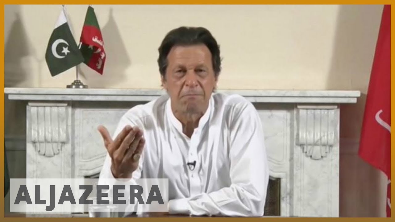 🇵🇰 عمران خان يعلن فوزه، ومنافسوه يتهمون بالتزوير | الجزيرة الإنجليزية