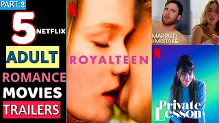 Best 5 Hollywood Romantic Movies |Best Romance Movies | Netflix Romance Movies ( Trailers ) |Part 8