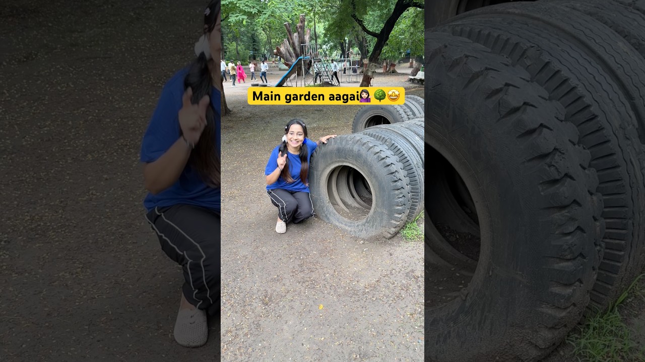Garden masti💁🏻‍♀️🌳 | Sneha Choudhary | #shortvideo # #trending #explorenow #viral #comedy