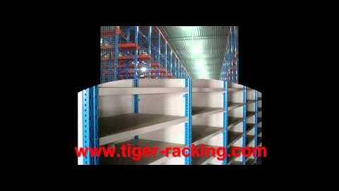 Long Span Storage Shleving and Mezzanine Rack Attic System
