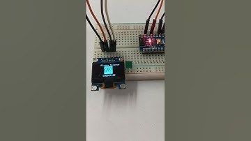 Plasma Science Logo print in OLED display #plasmascience #oled #arduino