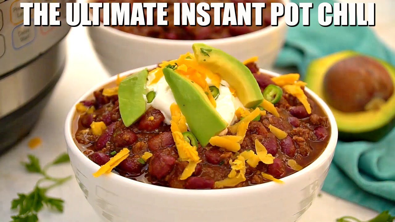 Quick and Easy Instant Pot Chili with {VIDEO}