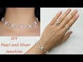 DIY Statement Pearl Beaded Jewelries / How to Make Pearl Beaded Bracelet, Rings and Necklace