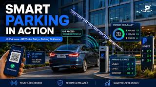 Smart Parking &amp; Visitor Access System | UHF Authorization, QR Entry &amp; Lobby Access by PARK360