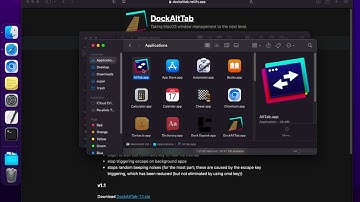 Installing DockAltTab v2.0 - MacOS Dock Preview App (Task Management / Manager)