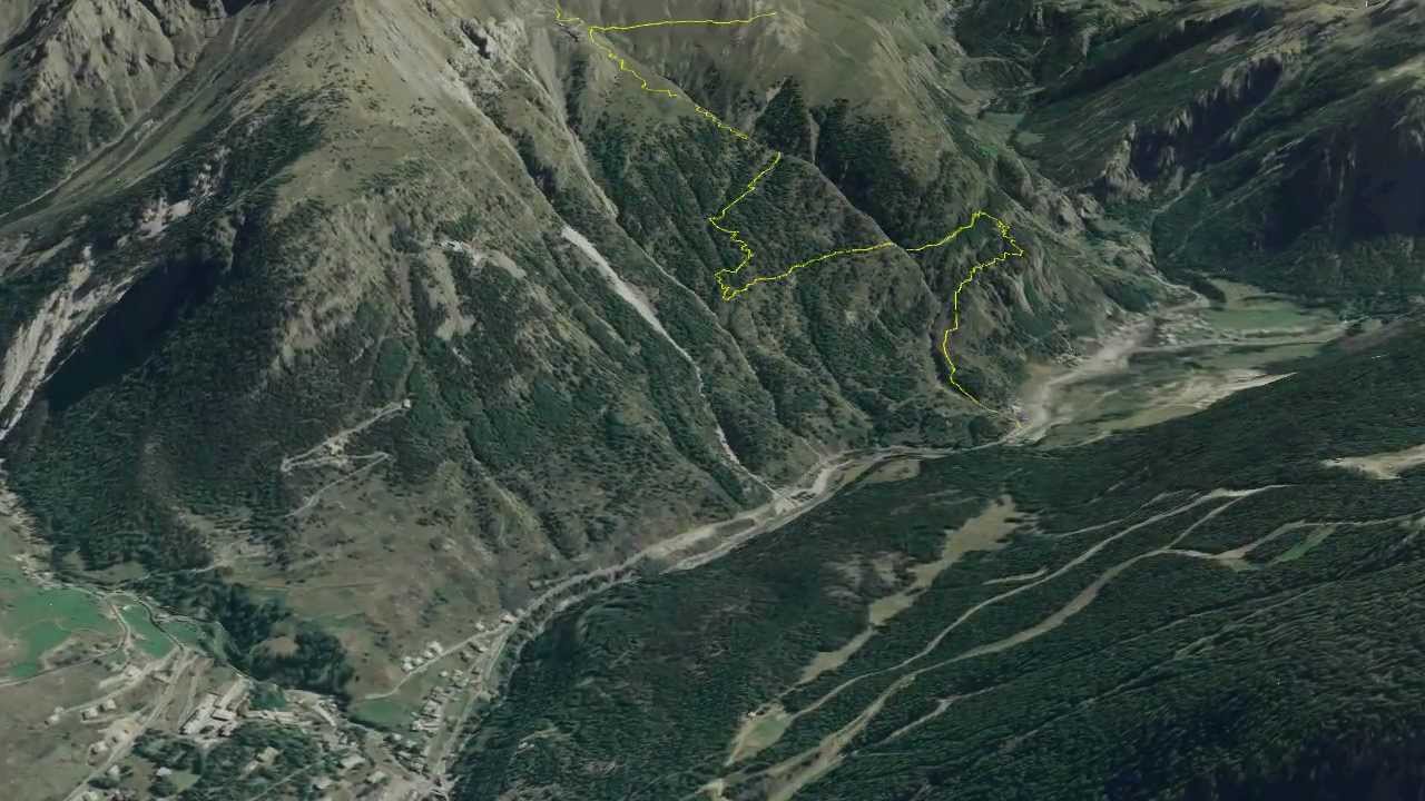 Sentieri Valle d'Aosta 3D - Miniere Colonna