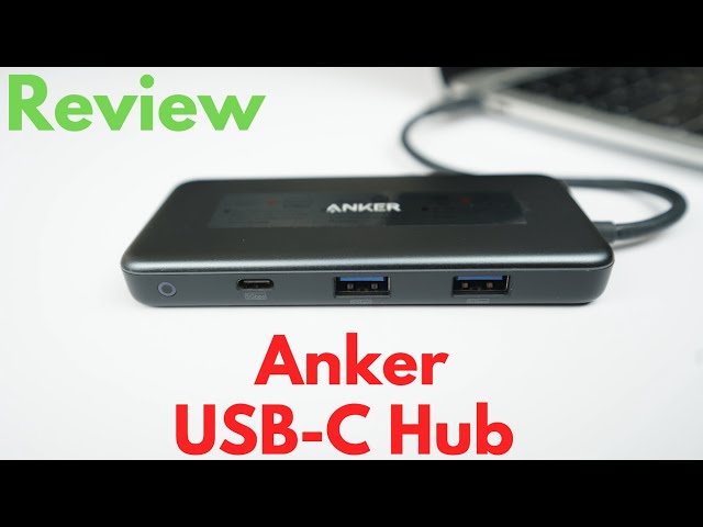 Anker usb c hub Adapter PowerExpand+ 7-in-1 usb hub with 4K usb