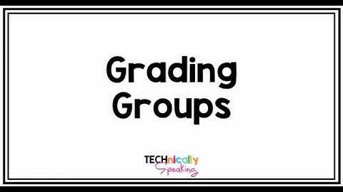 Creating Grading Groups in Schoology