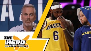 Colin Cowherd has a problem for Lebron James comments about Steph Curry